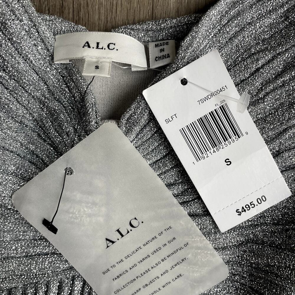 ALC Aria Silver Ribbed Cut Out Dress XS
Msrp $495 - Picture 2 of 8